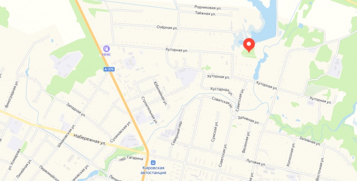 Расположение лагеря Альбатрос