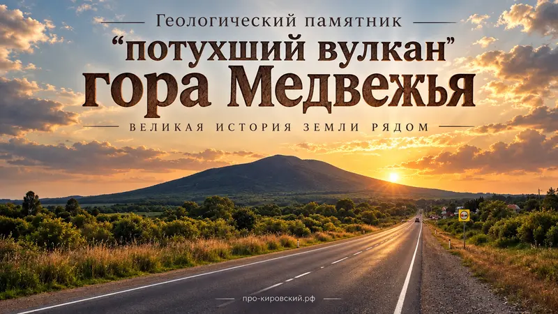 Геологический памятник «потухший вулкан гора Медвежья»